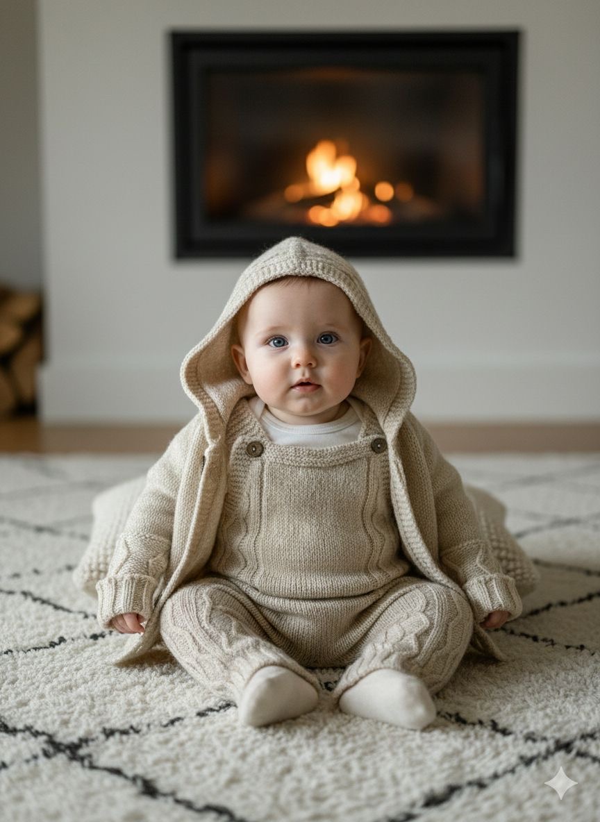 winterset aan openhaard